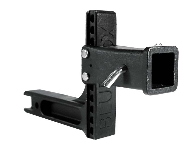 Blue Ox BX88352 Adjustable 8" Rise/Drop Receiver Hitch 2.5" Shank 15000 lbs