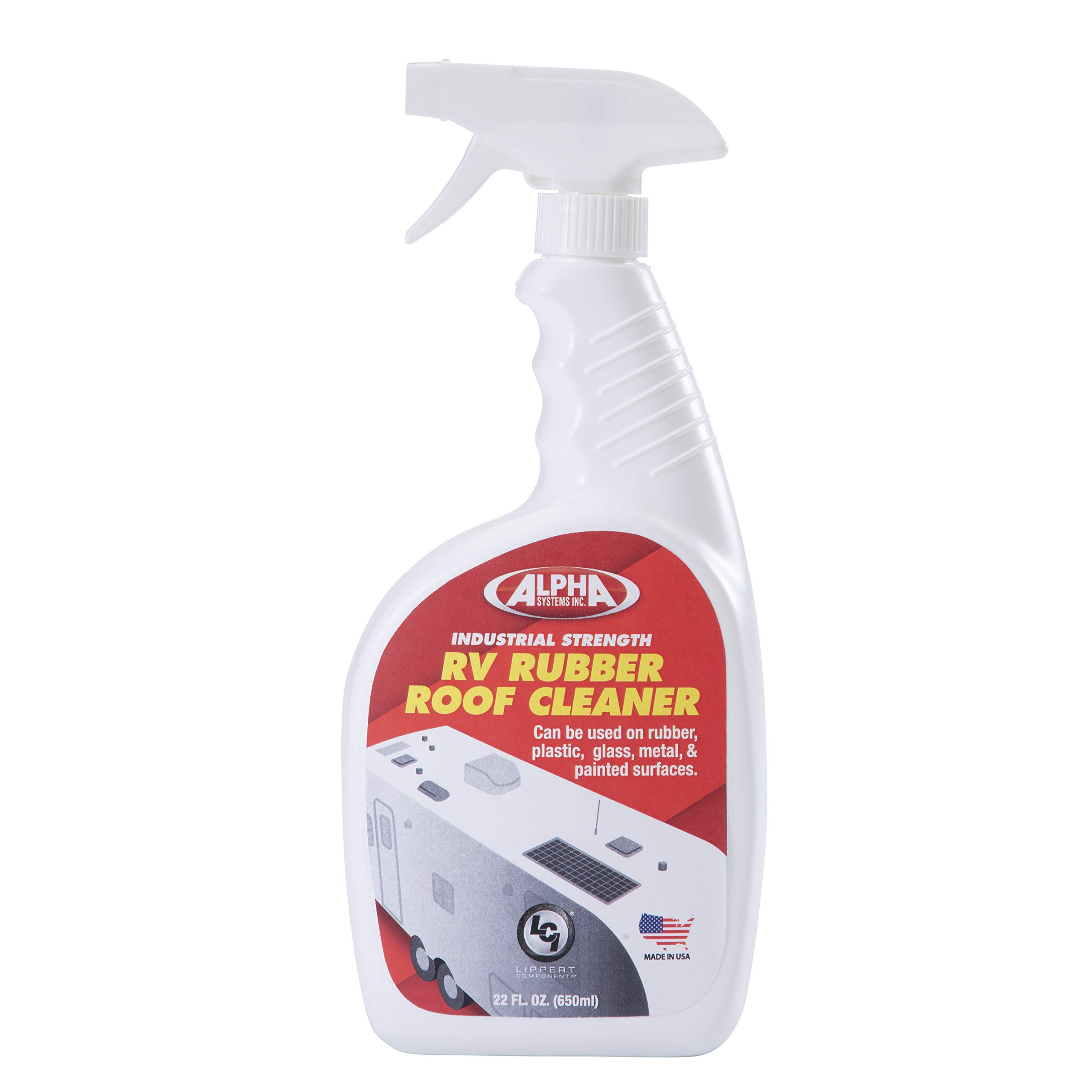 Lippert Components 862414 RV Rubber Roof Cleaner - 22 oz Spray Bottle