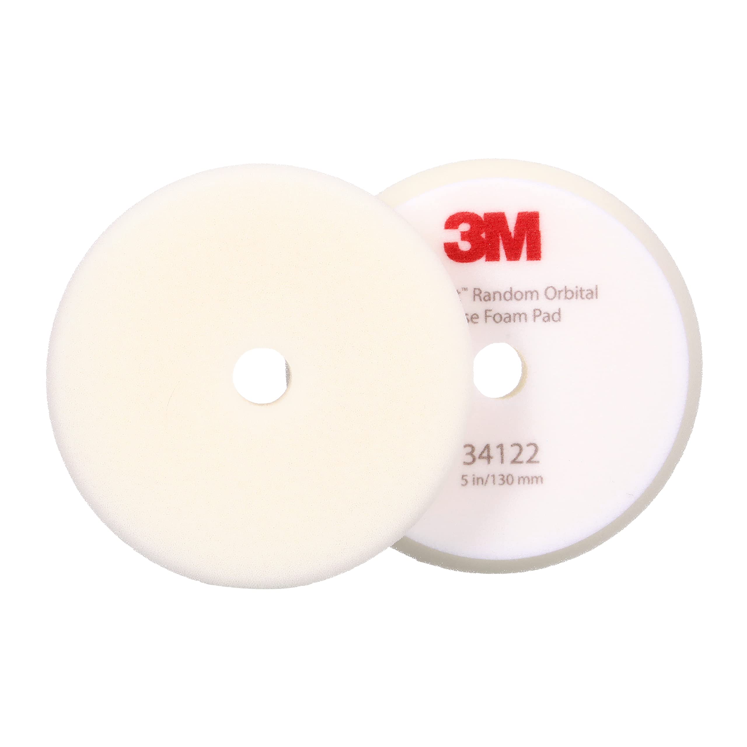 Picture of 3M 34122 Perfect-It Random Orbital Foam Compounding Pad 5 Inch Coarse White