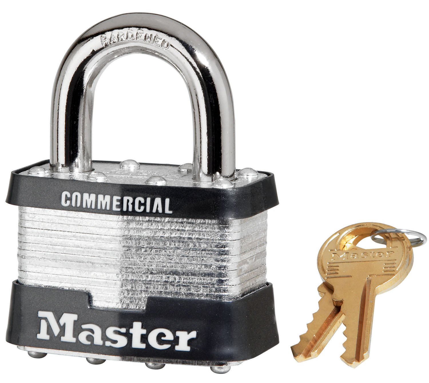 Master Lock 5KA Laminated Steel Padlock Set Keyed Alike 2-Pack