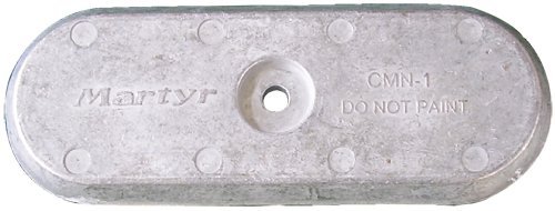 Martyr Anodes CMN1Z Zinc Hull Anode 3.16" x 8.5"