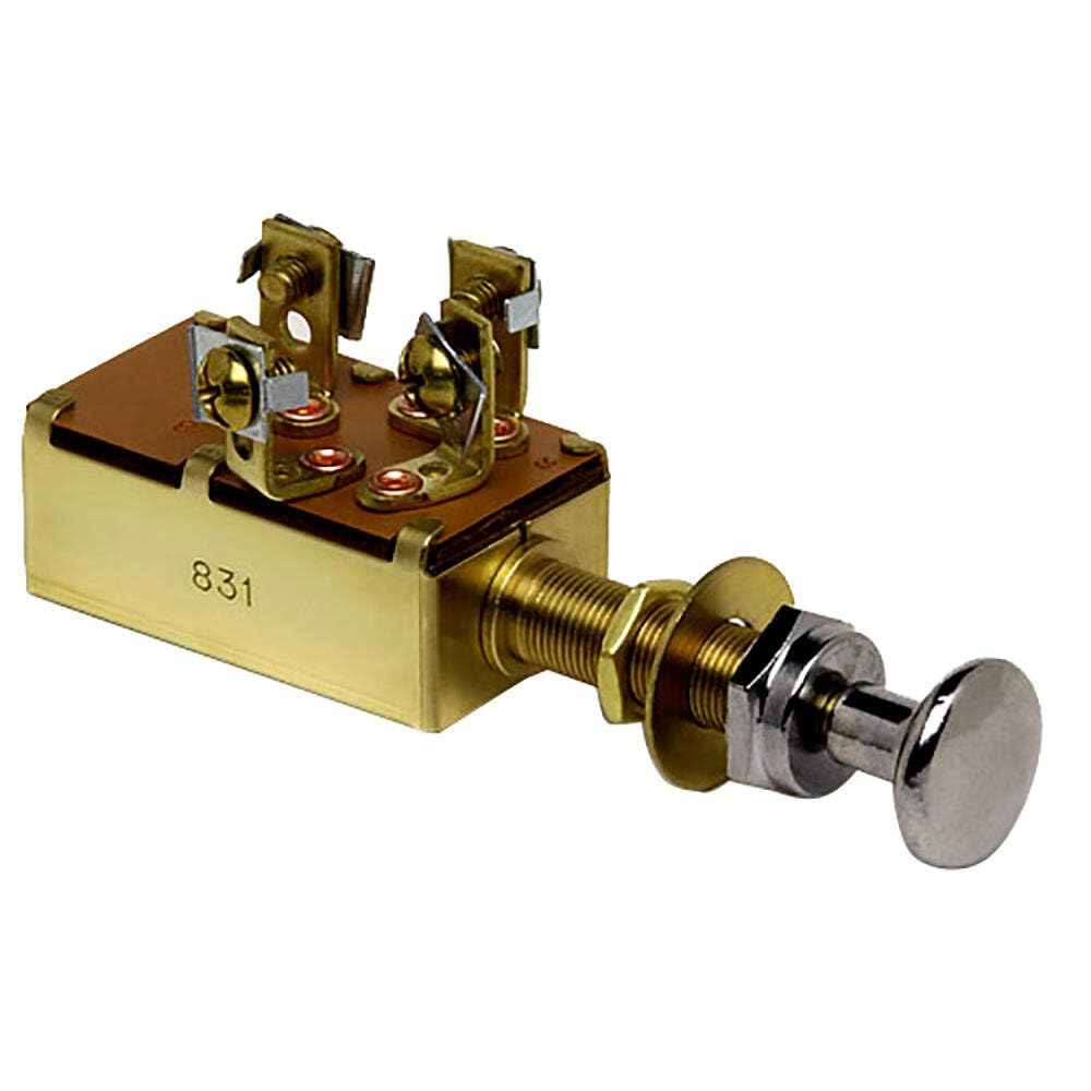 Cole Hersee M532BP 3-Position Push-Pull Switch SPST Marine Grade