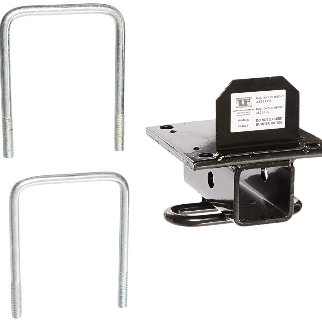 Ultra-Fab 35-946402 Universal RV Bumper Hitch Receiver 2" Square