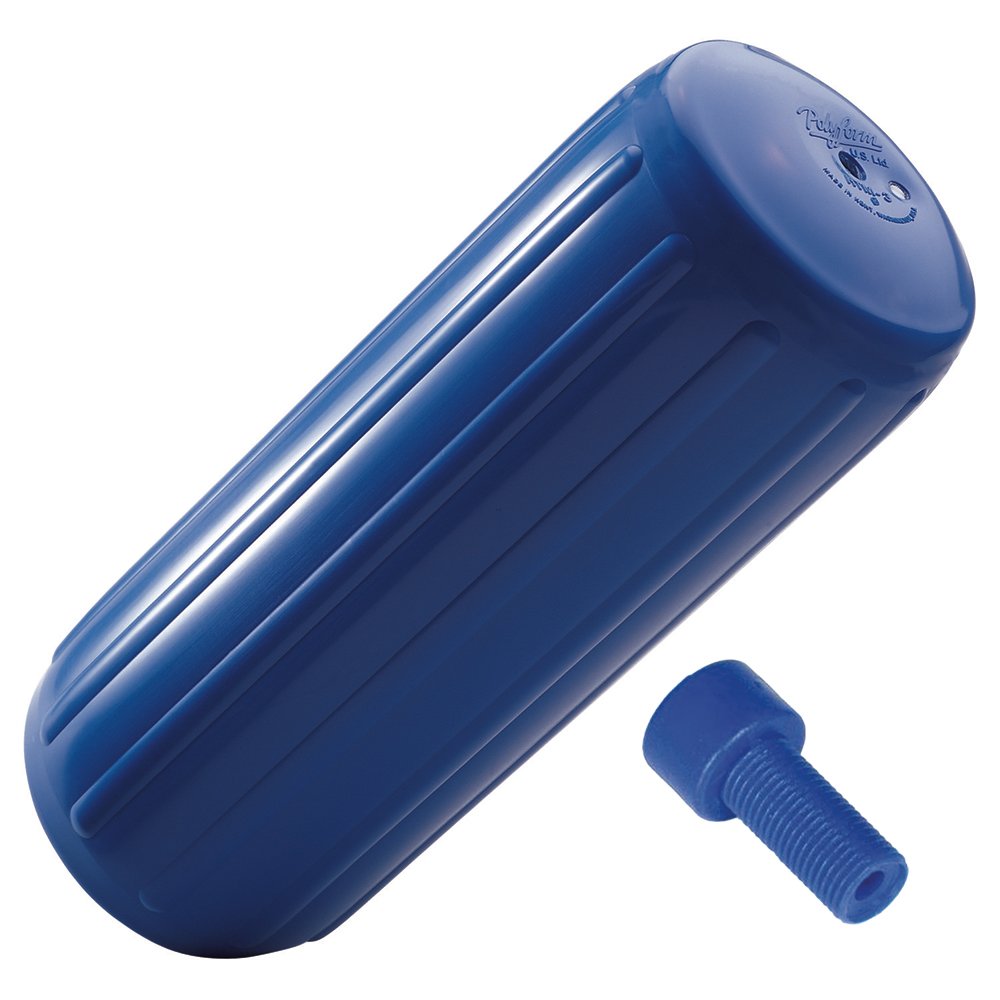 Polyform HTM-4-BLUE Boat Fender 13.5" x 34.8" Blue with Air Adapter