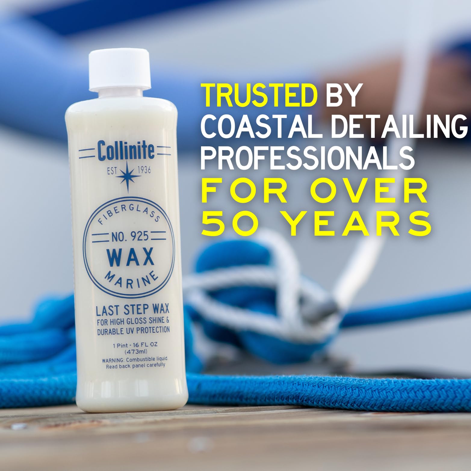 Collinite 925 Fiberglass Boat Wax - Long-Lasting Marine Protection