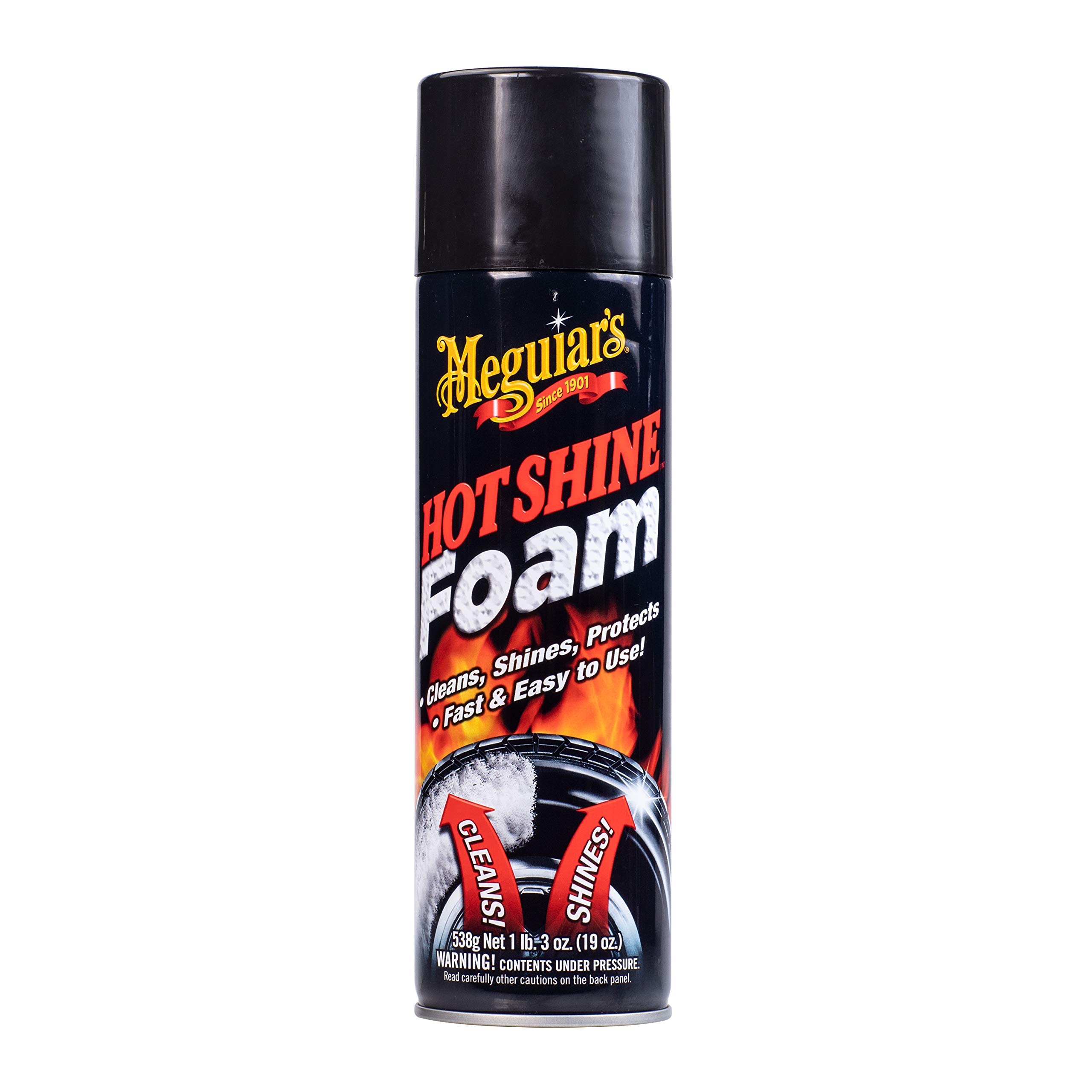 Meguiars G13919 Hot Shine Tire Foam 19 oz Aerosol