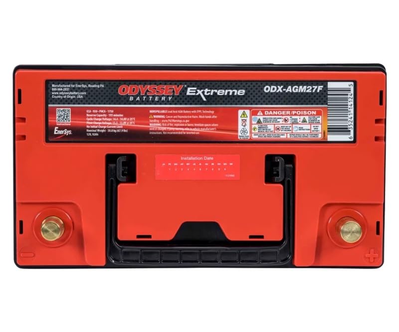 Picture of Odyssey ODX-AGM27F Extreme Series Group 27F AGM Battery 930 CCA