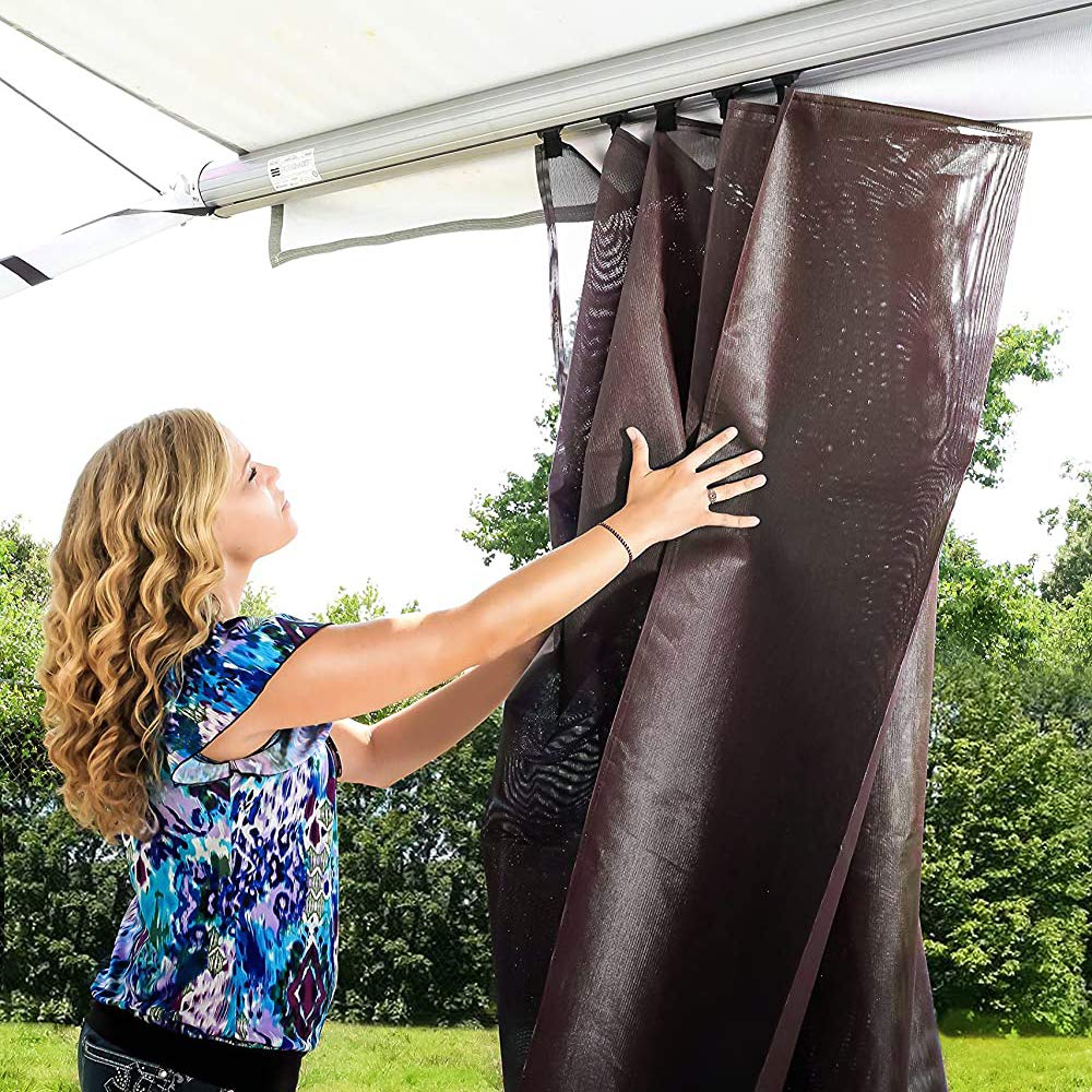 Picture of Camco 51457 RV Awning Shade Kit 54" x 180" Brown