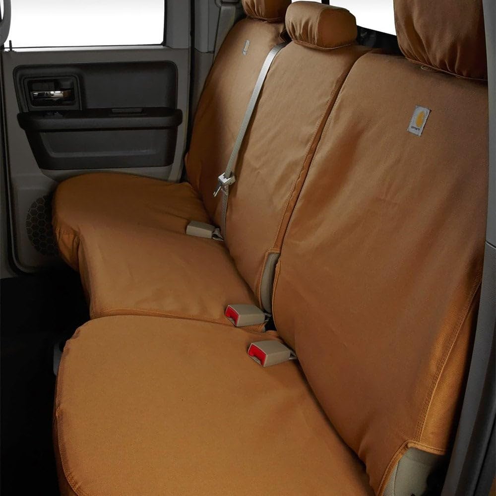 Picture of Covercraft SSC8485CABN Carhartt SeatSaver Seat Cover Brown Duck Weave
