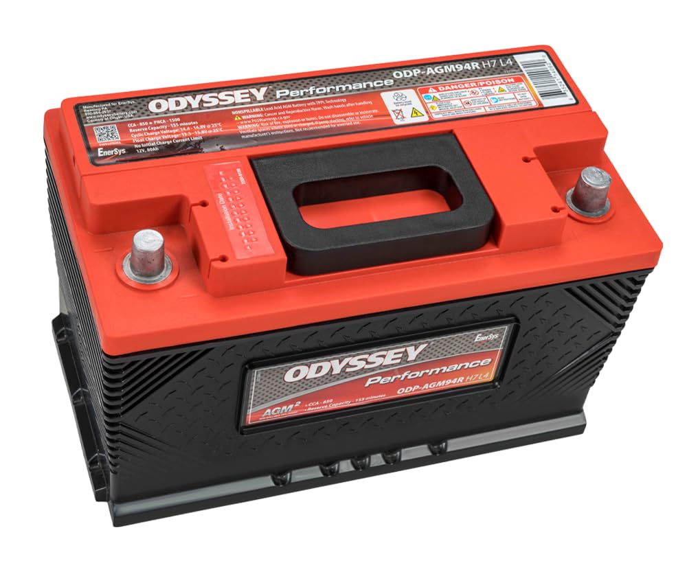 Picture of Odyssey Battery ODP-AGM94RH7L4 Performance Series AGM Battery Group 94R 850 CCA