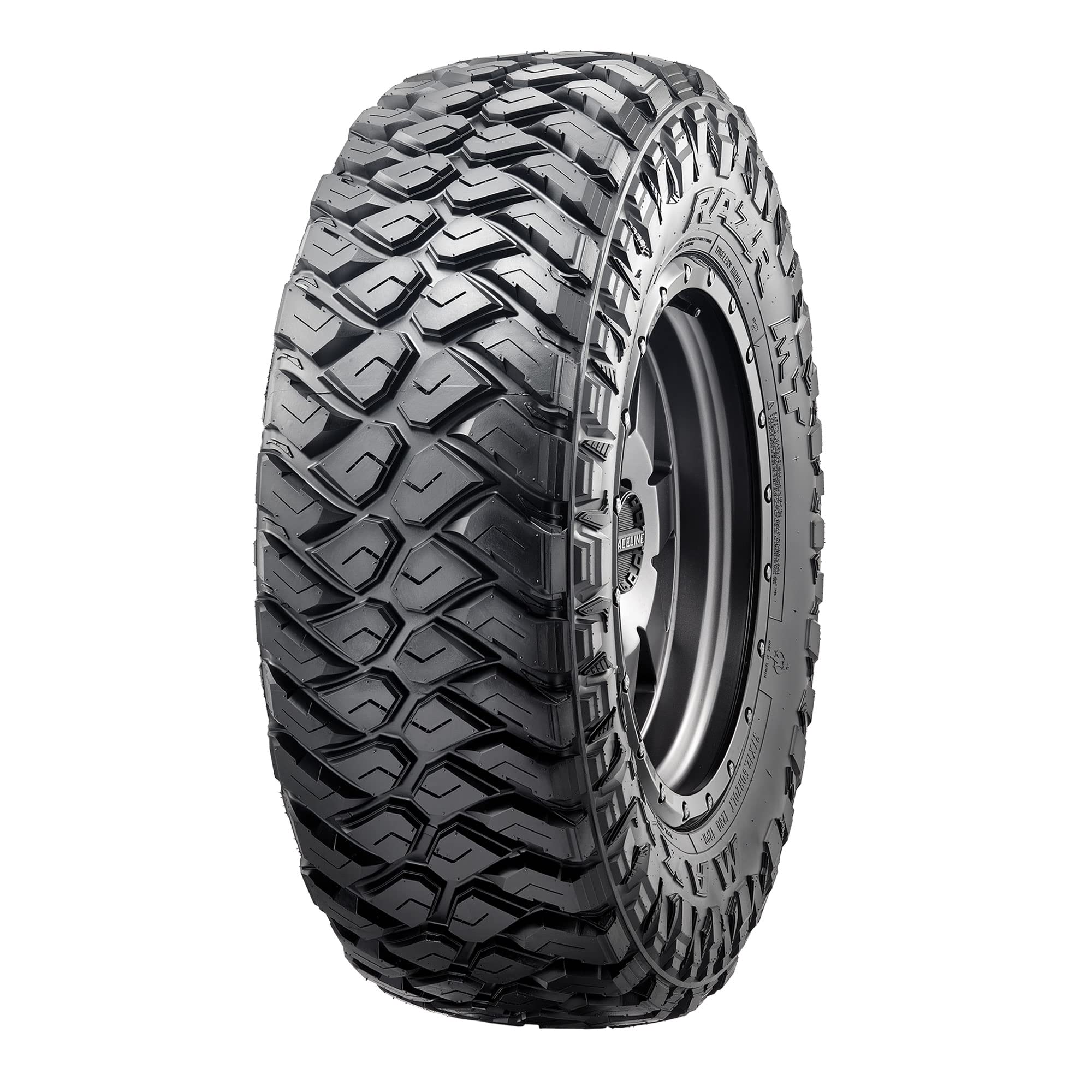 Maxxis TL00101200 Razr MT 37x12.50R17 Mud Terrain Tire 128Q Load Range E