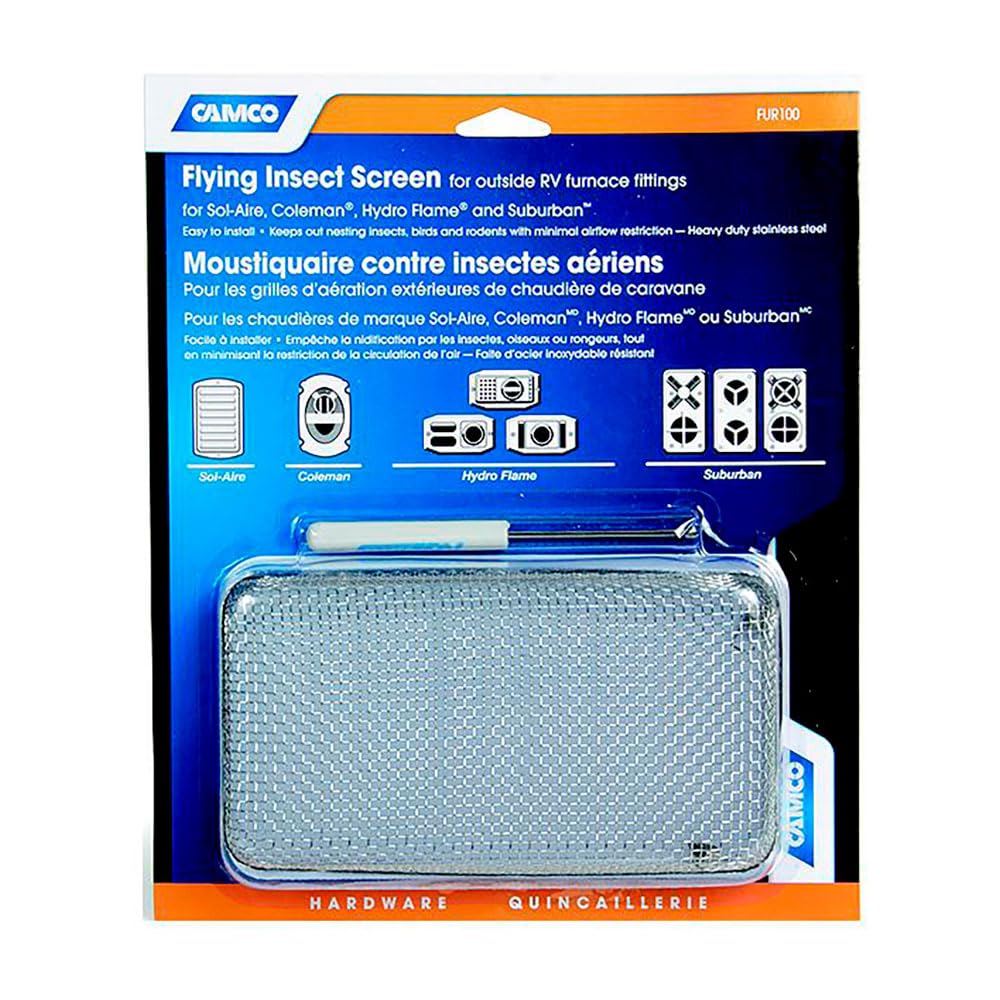 Camco 42140 Flying Insect Screen for RV Furnace Vents