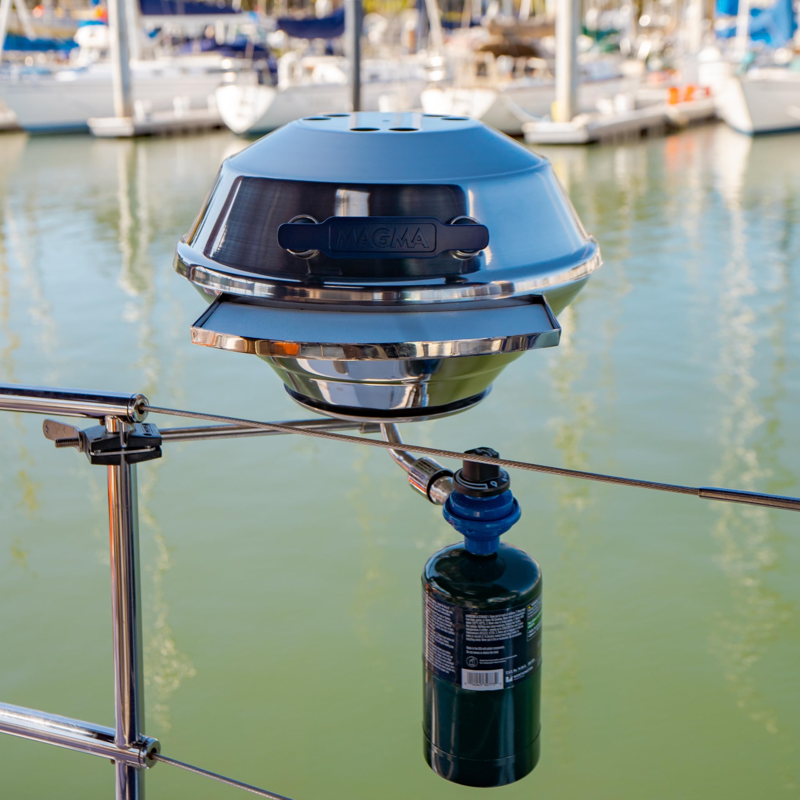 Magma A10-205 Marine Kettle Gas Grill Stainless Steel