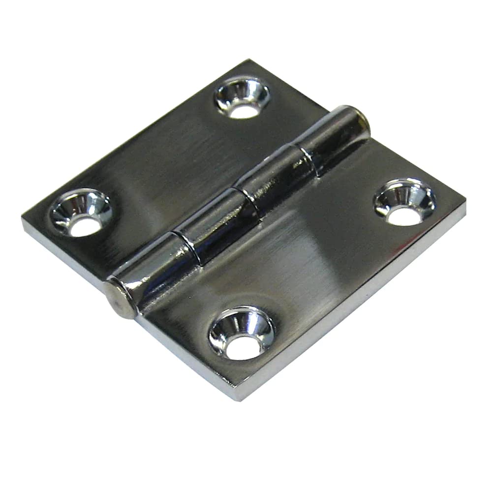 Whitecap Industries 6163C Butt Hinge 1-1/2" x 1-1/2" Stainless Steel Pair