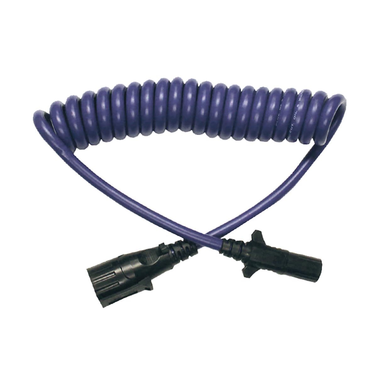 Blue Ox BX88206 7-Way To 6-Way Coiled Electrical Cable