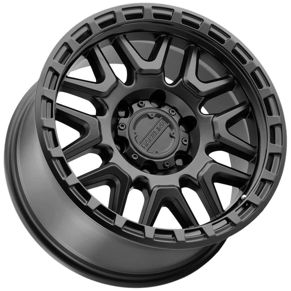 Picture of Raceline Wheels 953B-79050-12 Krank Satin Black Wheel Offset - 17x9 5x127 12mm