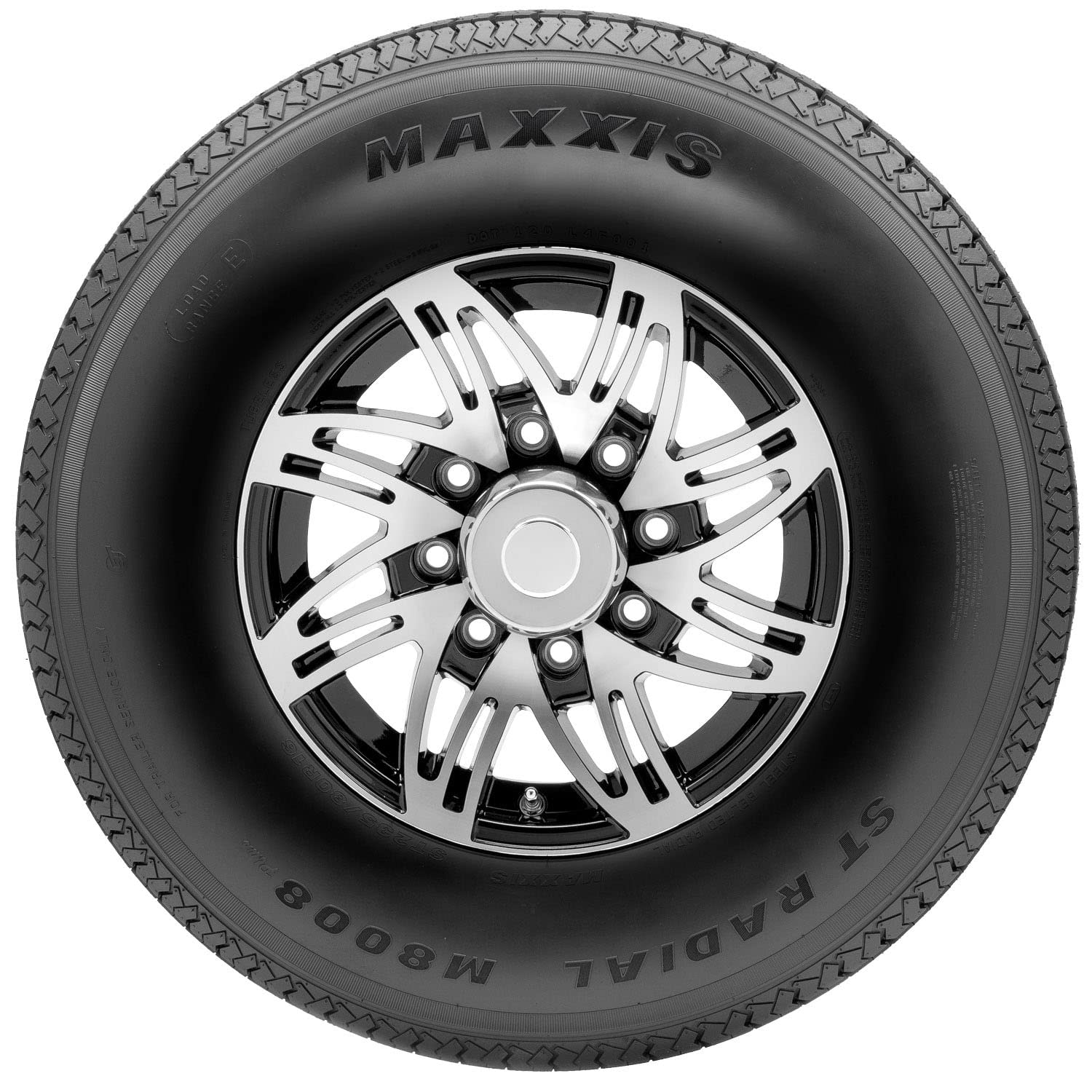 Picture of Maxxis TL00096600 ST Radial M8008 Plus Trailer Tire ST205/75R15 Load Range C