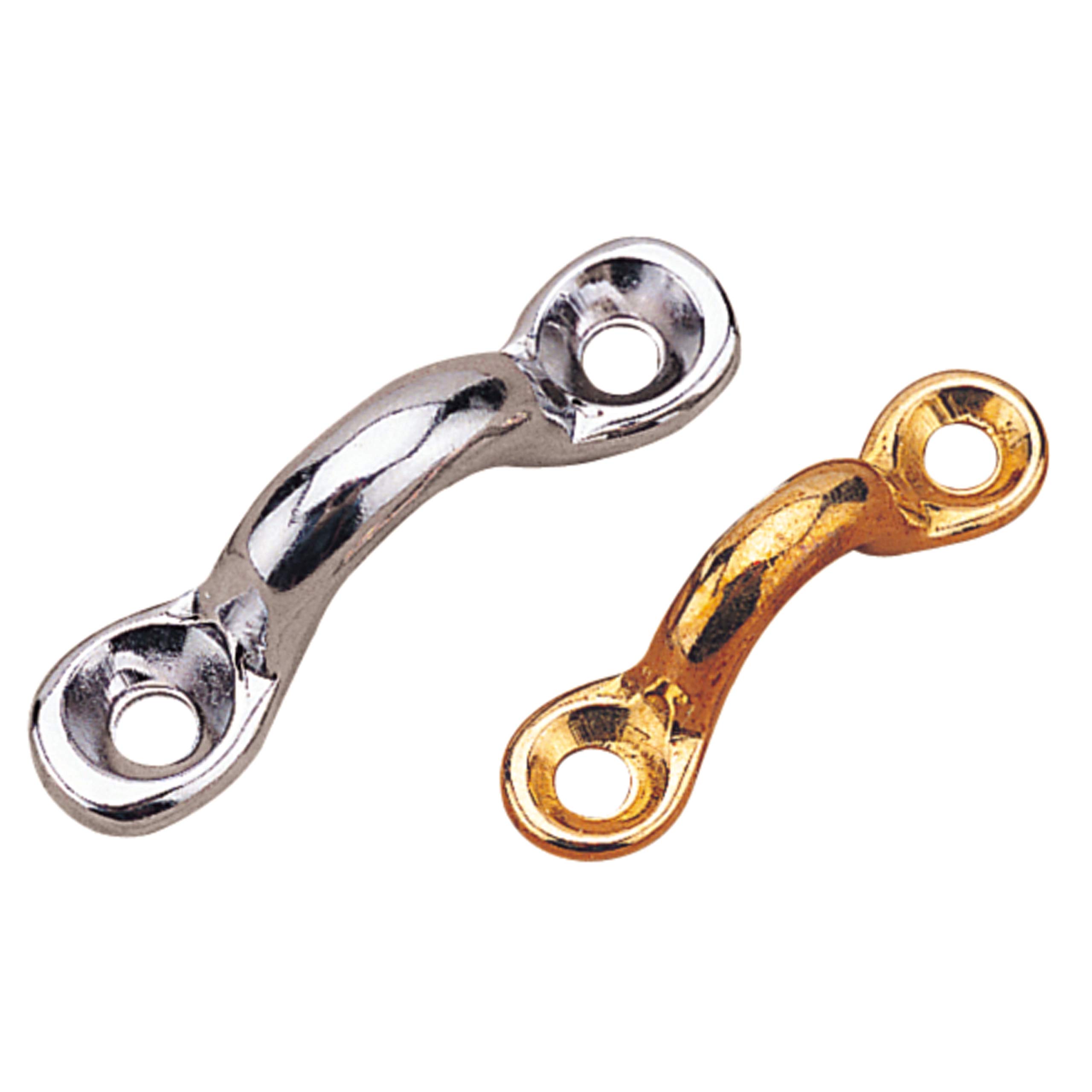 Sea-Dog Line 081275-1 Forged Bronze Pad Eye 5/16" Chrome Plated (Pair)