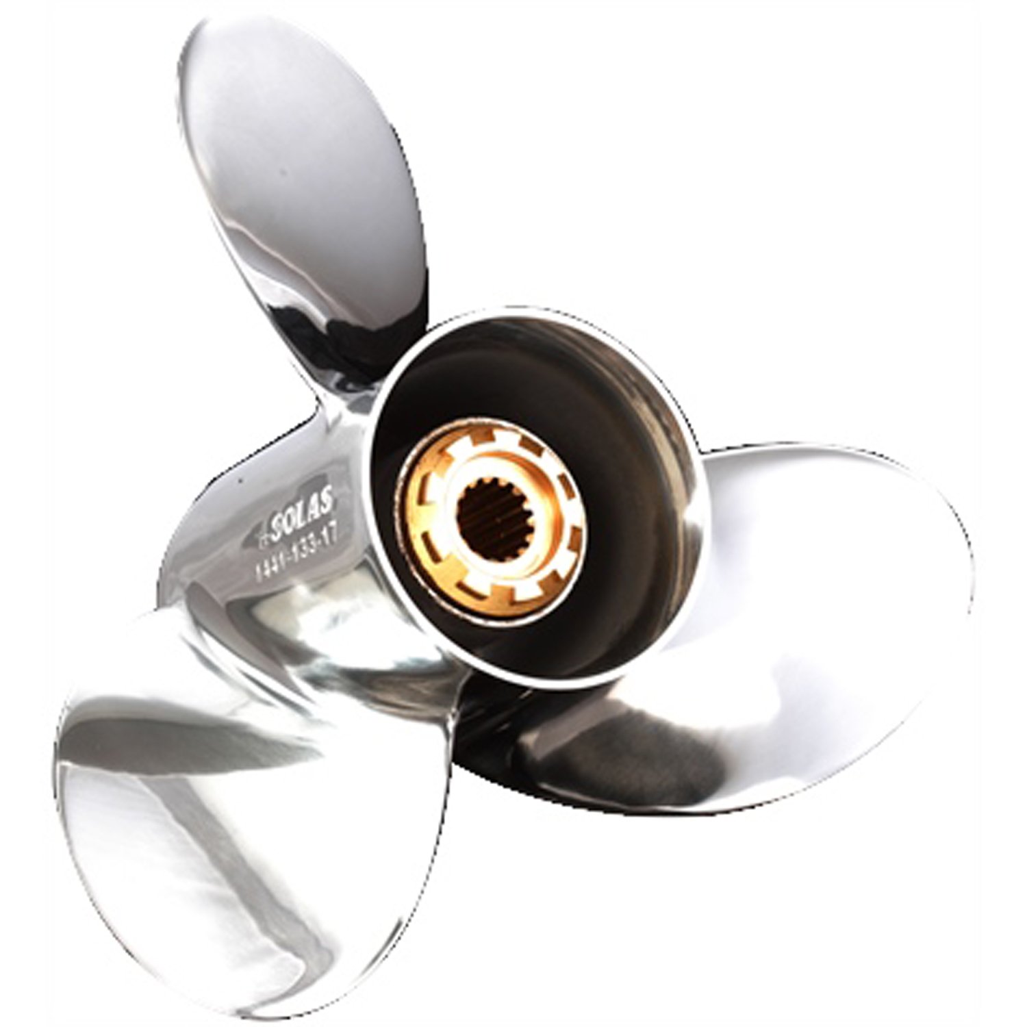 Solas 1441-133-19 Titan 3-Blade Stainless Steel Propeller 13-1/4 x 19 RH