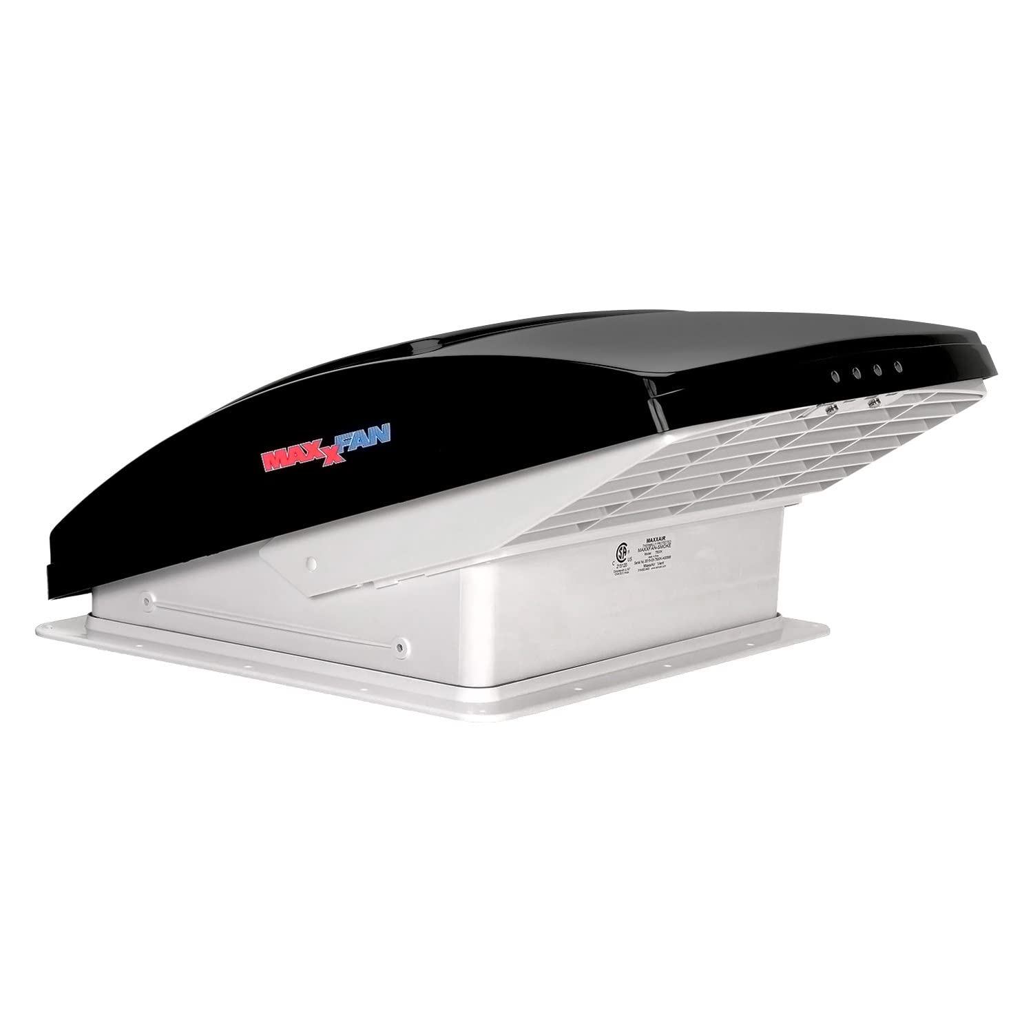 MAXXAIR VENT 0006200K Deluxe Manual RV Roof Vent with Smoke Lid