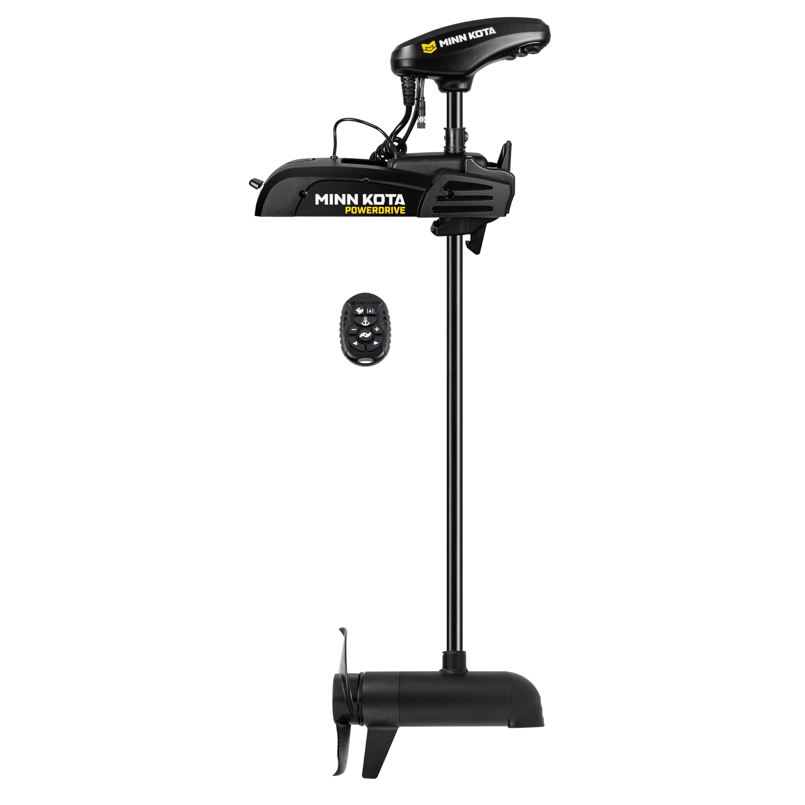 Minn Kota 1358472 PowerDrive Bow Mount Trolling Motor with Micro Remote & CHIRP Sonar 70lb 54" 24V
