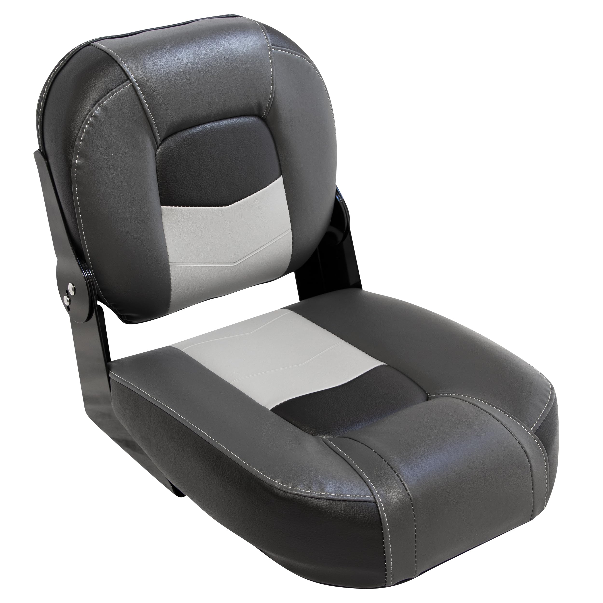 Wise Seating 3305-860 Pro-Angler Bass Series 14" Center Seat Charcoal Black Marble Grey