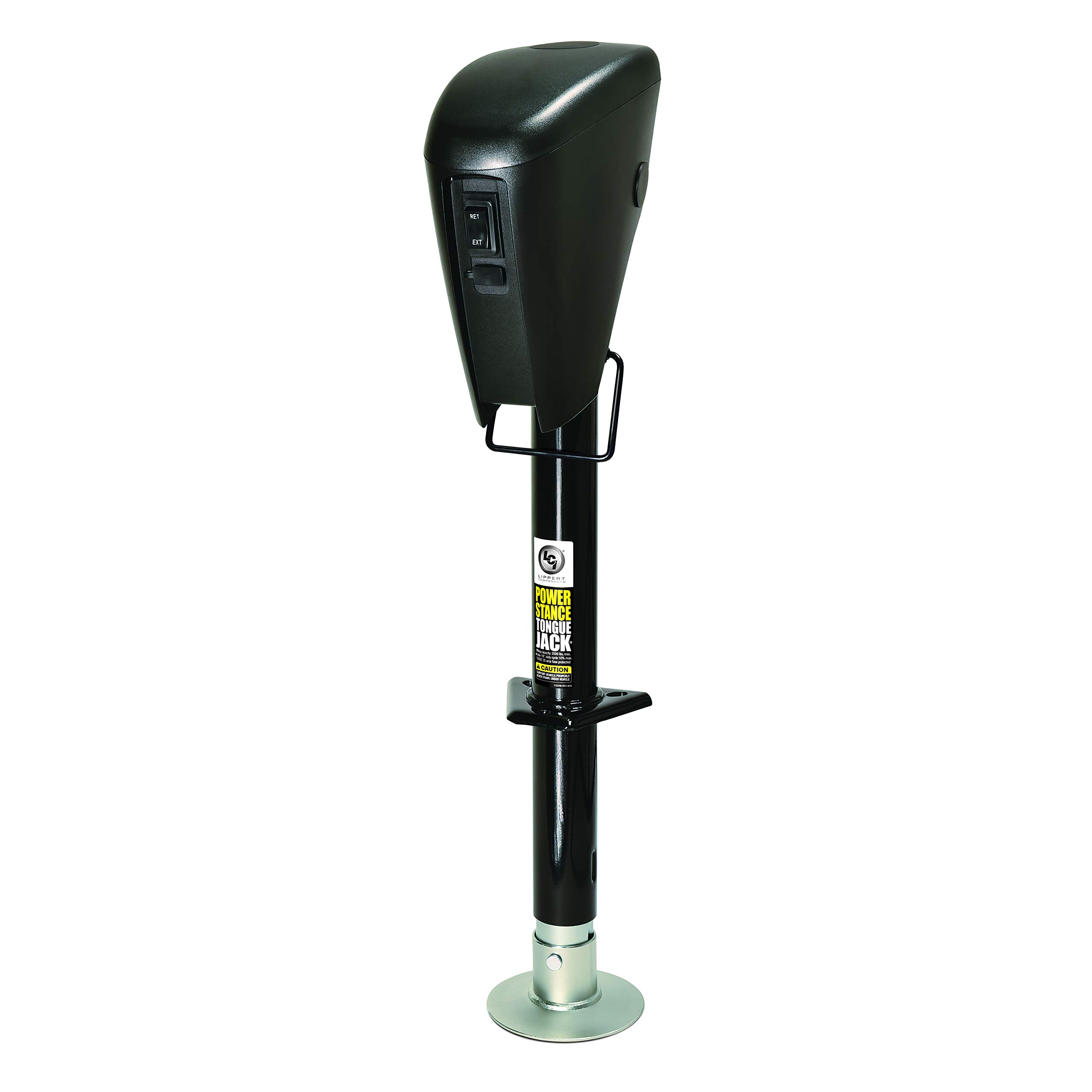 Lippert Components 813748 Power Stance Electric Tongue Jack 3,500 lbs with 2-Way to 7-Way Powering System