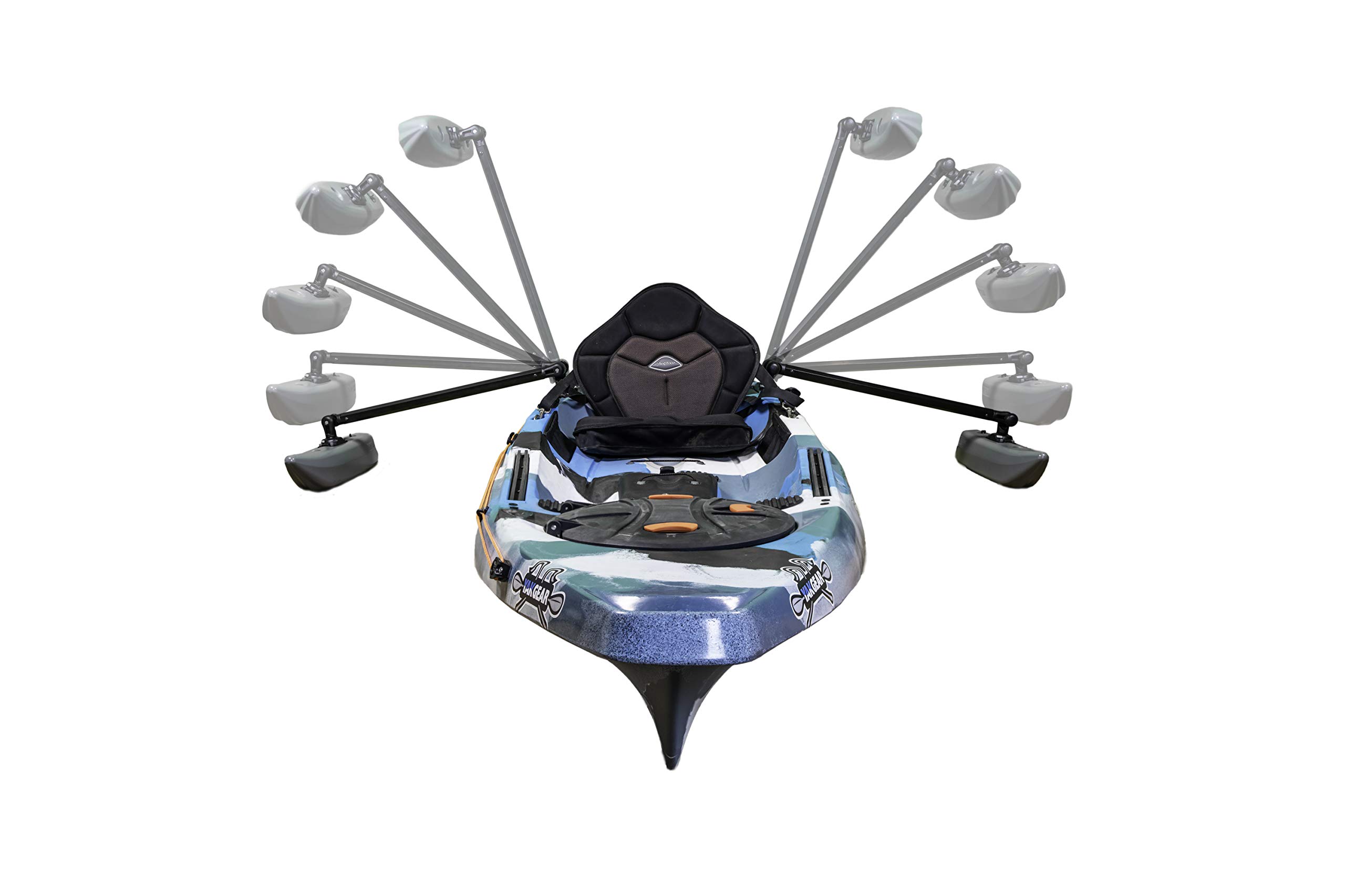 YakGear 01-0096 StandNCast Outriggers Generation 2 for Kayaks and Canoes