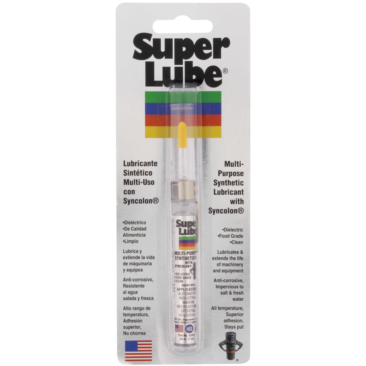 Super Lube 51010 Precision Oiler Multi-Purpose Synthetic Oil 7ml