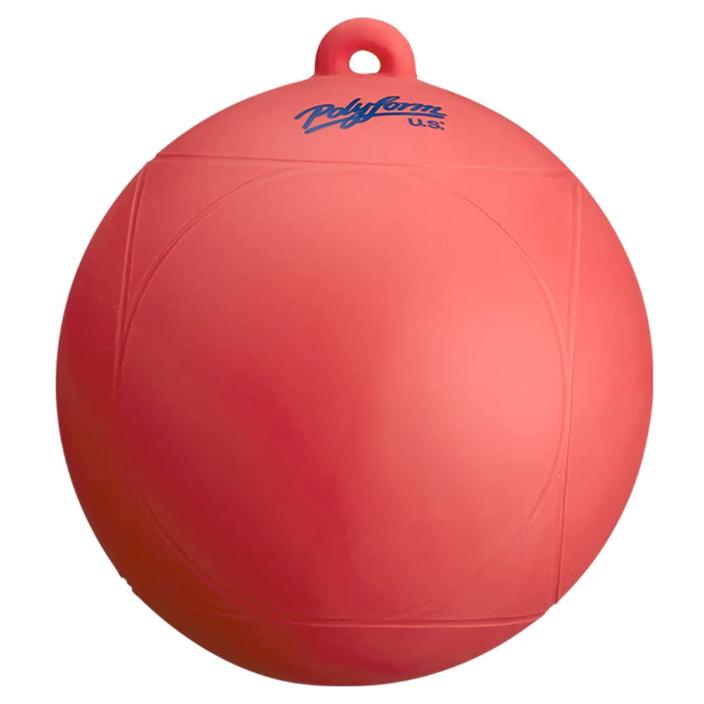 Polyform 28-539-331 8" Dia. Ski Buoy, Red