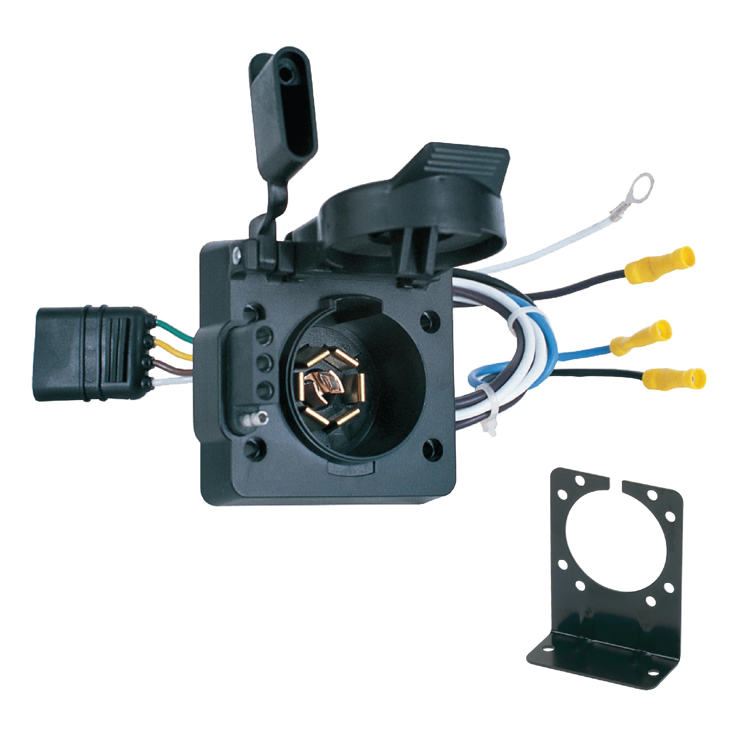Hopkins 47185 Multi-Tow 7-Way to 4-Way Trailer Wiring Adapter Harness