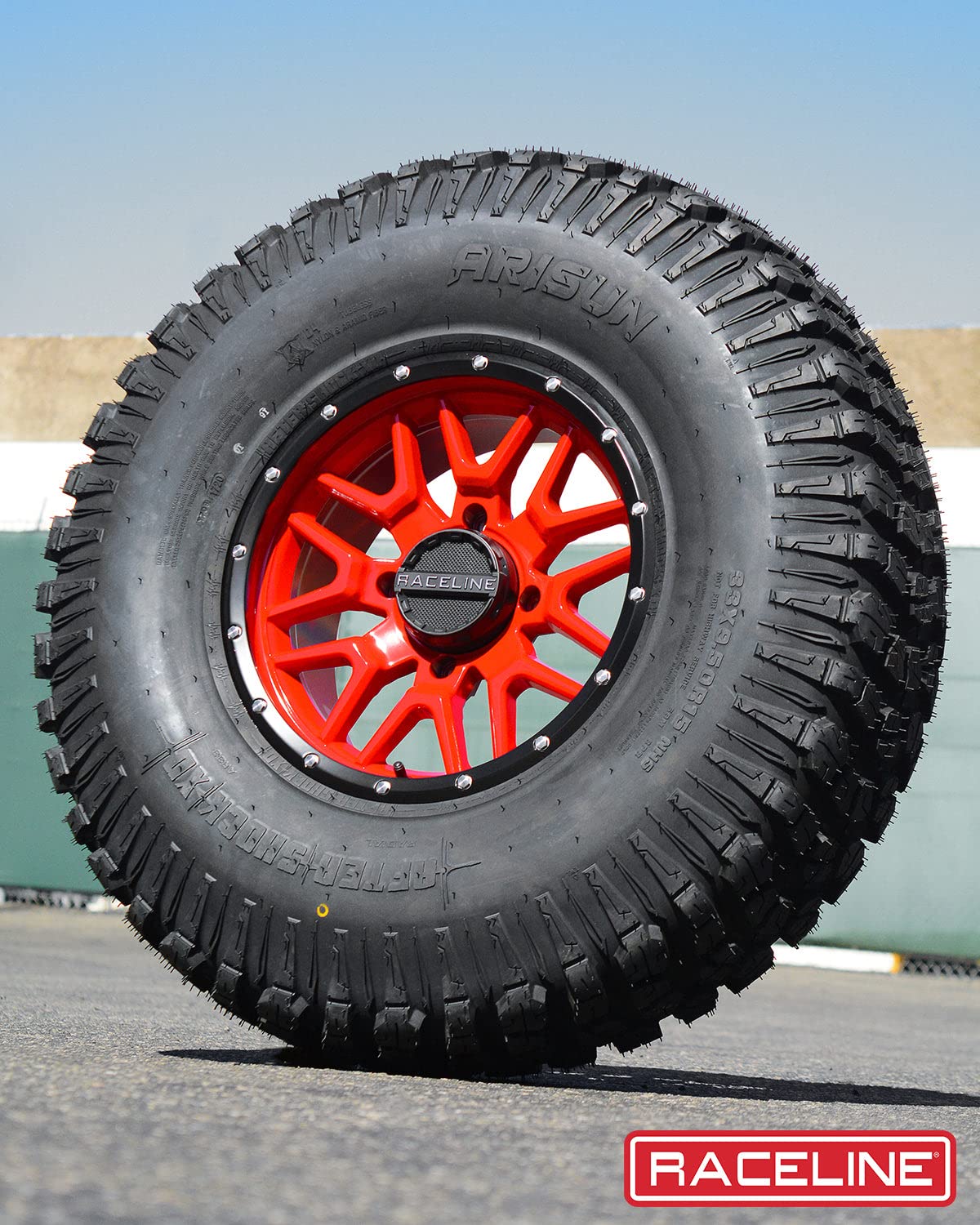 Picture of Raceline Wheels A94R-57056+10 Krank Red 15x7 Wheel 4x156 Bolt Pattern +10mm Offset