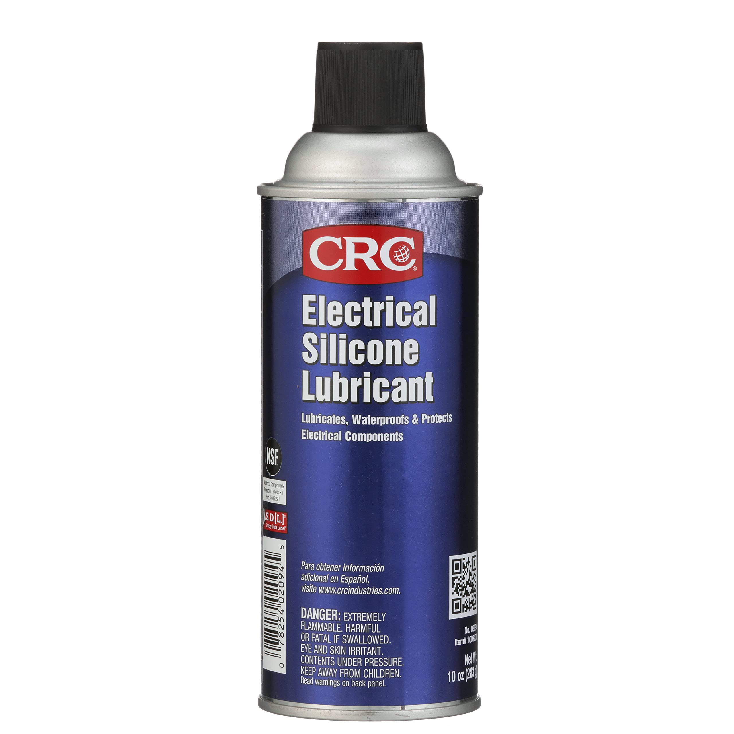 CRC Industries 02094 Electrical Silicone Lubricant Spray - 10 oz Aerosol