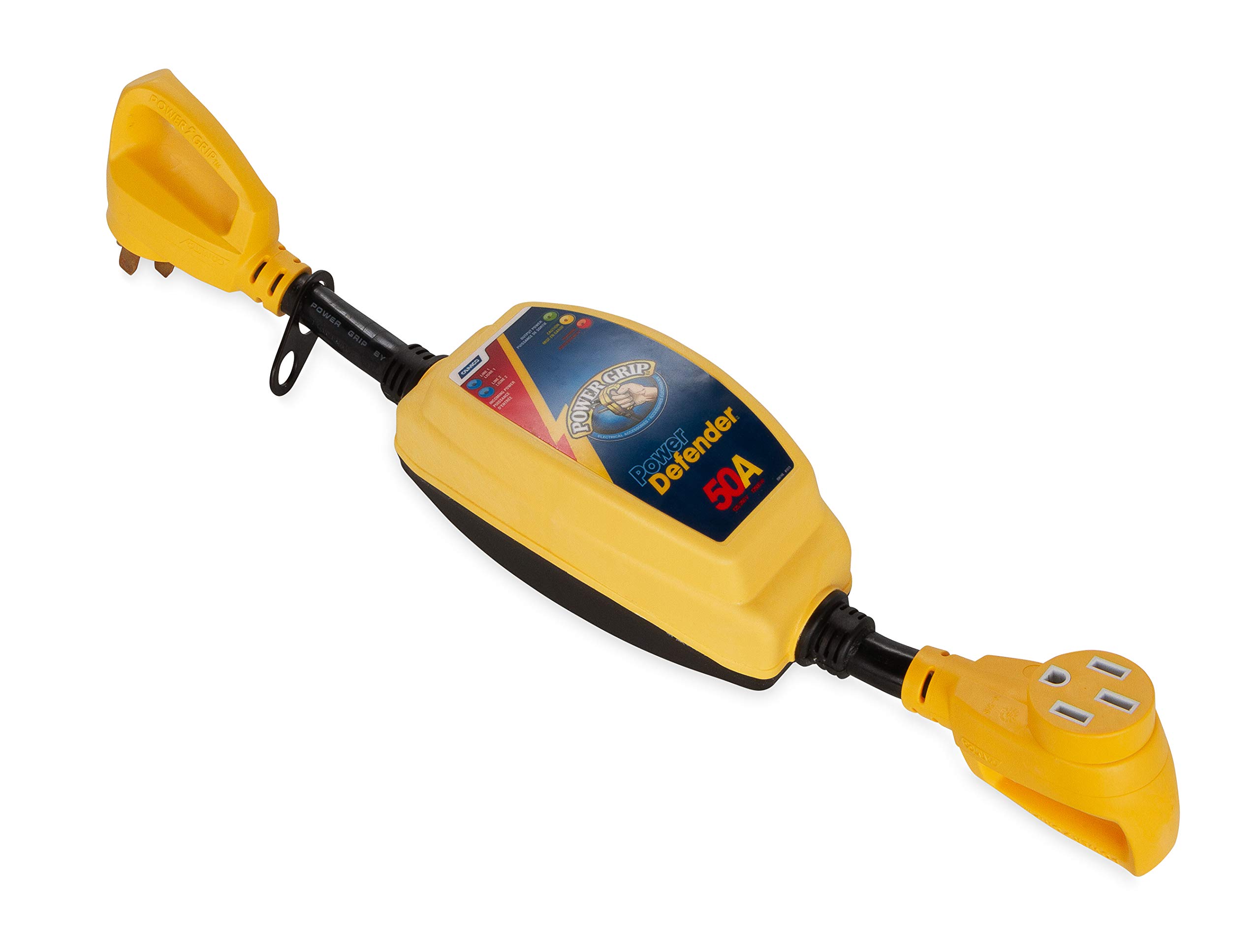 Camco 55306 50 Amp PowerGrip RV Voltage Protector with Surge Protection
