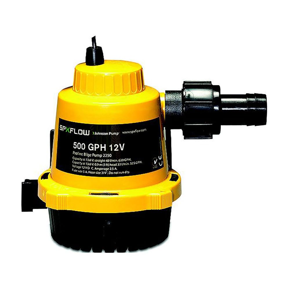 Johnson Pumps 22702 750 GPH Proline Bilge Pump 12V