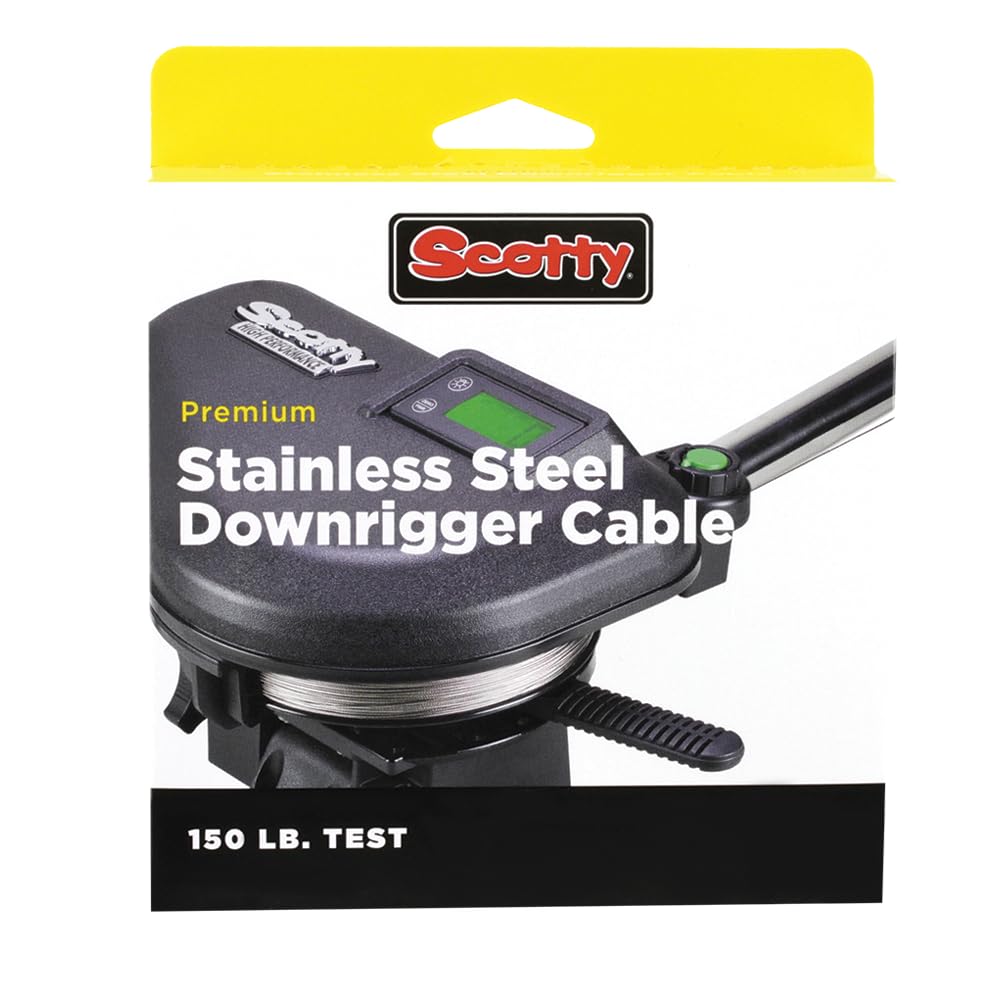 Scotty Downriggers 1001K 300ft Premium Stainless Steel Replacement Cable 150lb Test
