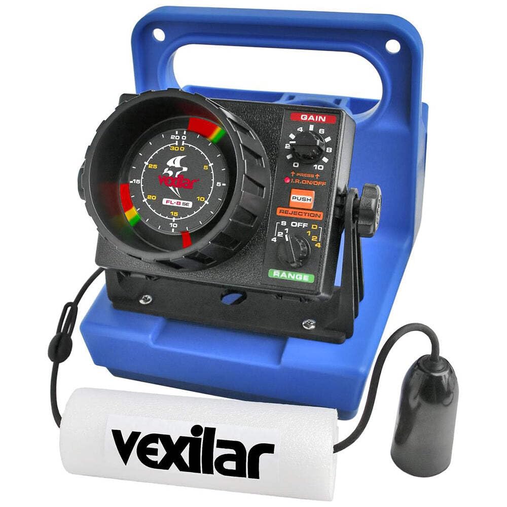 Vexilar GP0819 FL-8SE Genz Pack Ice Fishing Flasher with 19 Degree Ice-Ducer