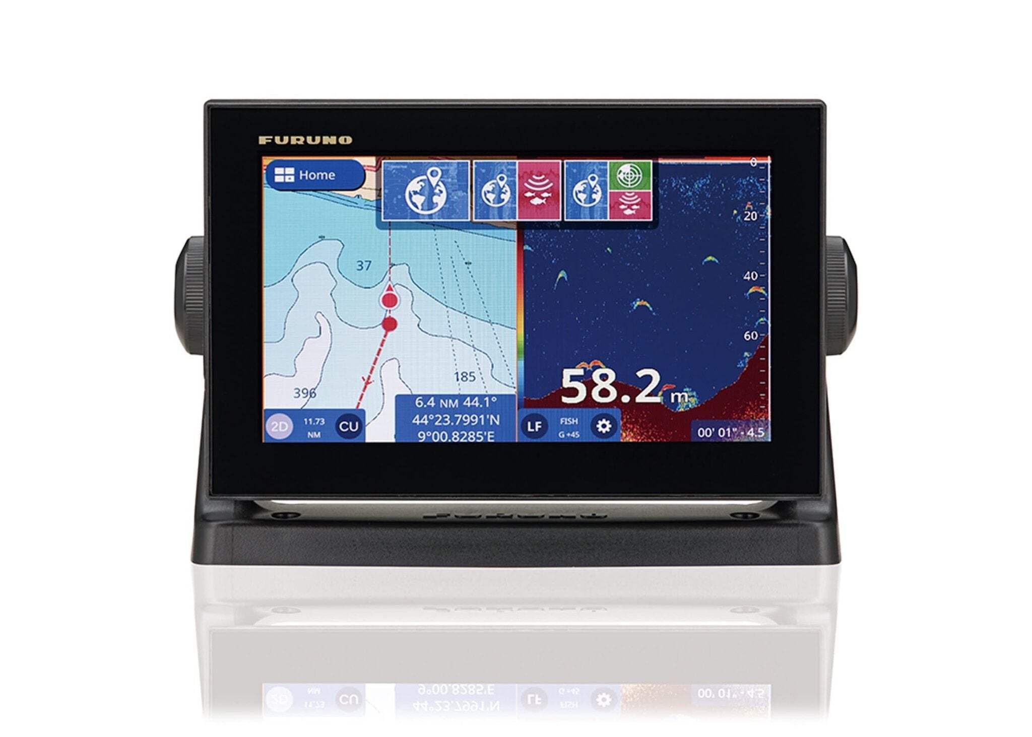 Furuno GP1971F 9" GPS Chartplotter Fishfinder with CHIRP Technology