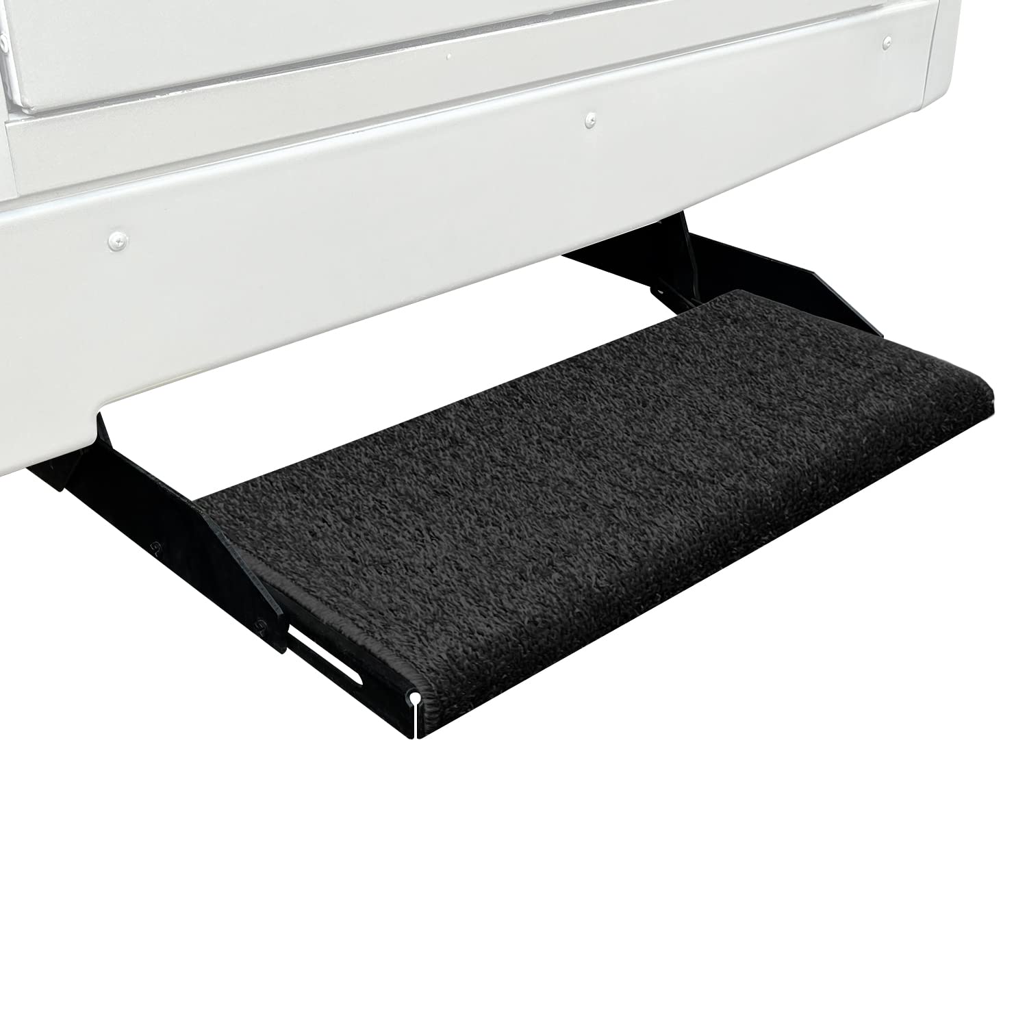 Prest-O-Fit 2-0050 Wraparound Plus RV Step Rug 23 Inch Black
