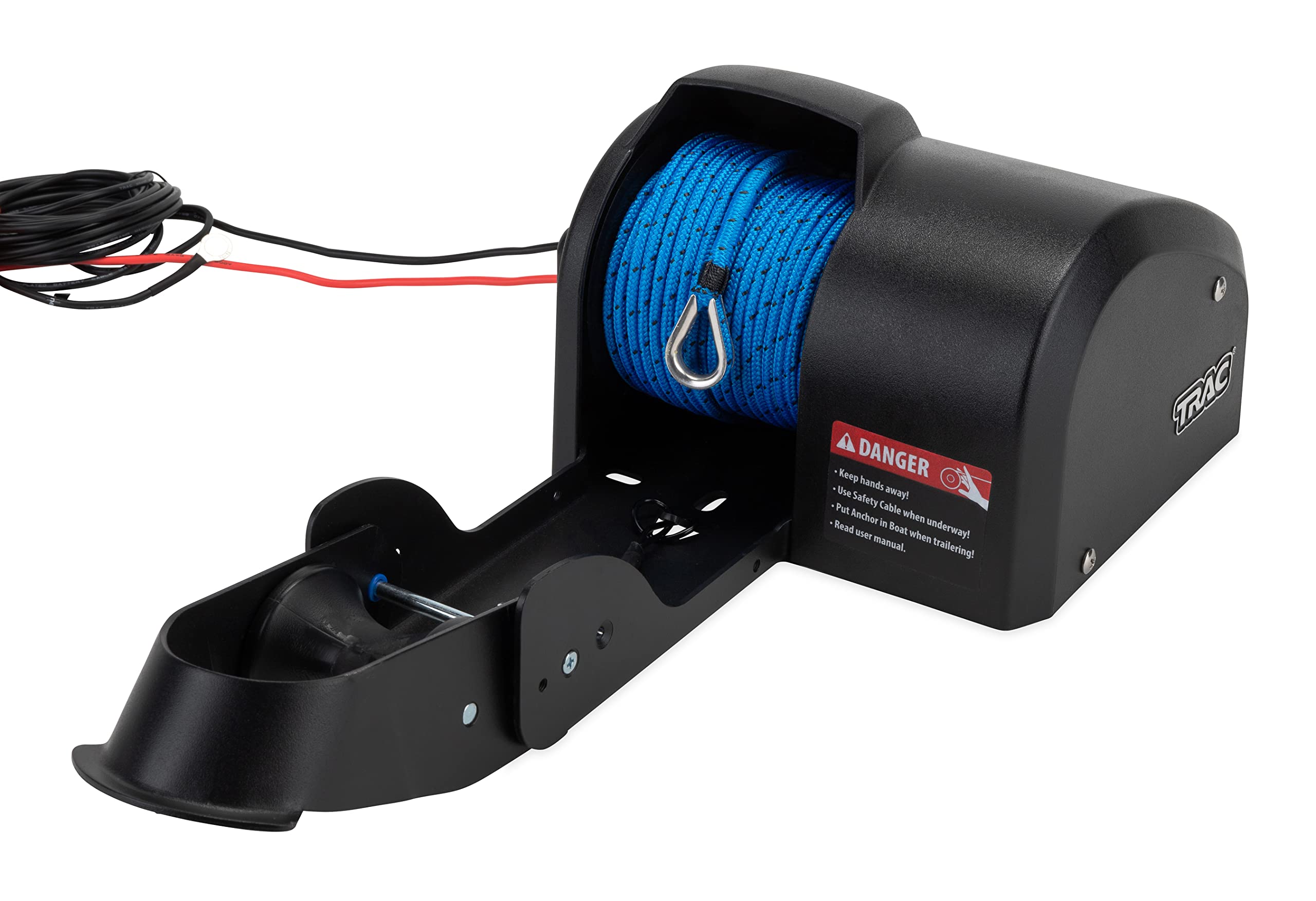 Trac Outdoor 69003 Pontoon 35 Electric Anchor Winch with 100' Rope