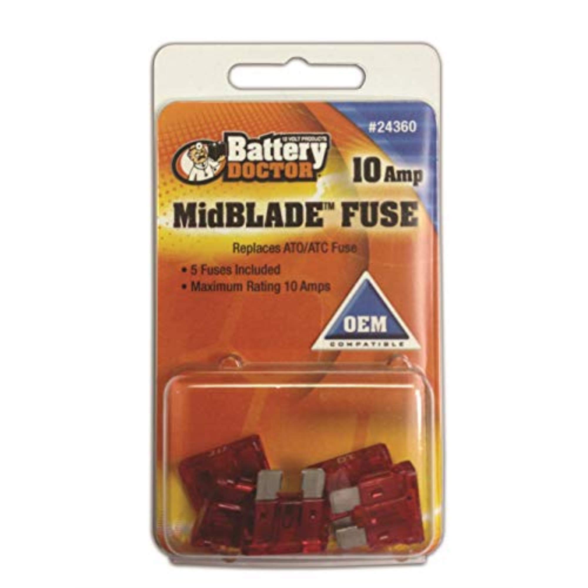 WirthCo 24360 ATO/ATC Automotive Blade Fuse