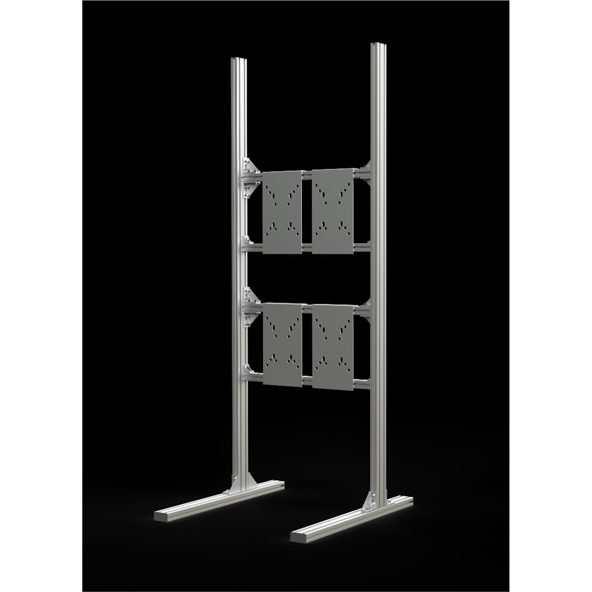 AG-Lite ALMSTD-4 Aluminum Hose Reel Stand - 4 Reel Capacity