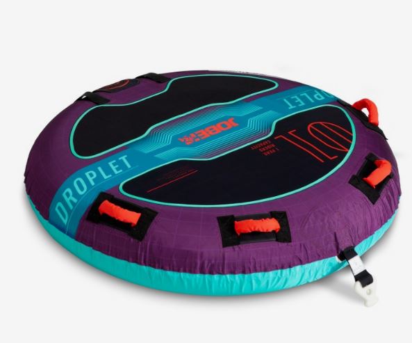 Jobe Sports 230125002PCS Droplet 1-Person Towable Tube 52.7 x 14.5 Inch
