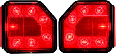 Optronics TLL20RK Waterproof Ultra-Thin LED Trailer Light Set