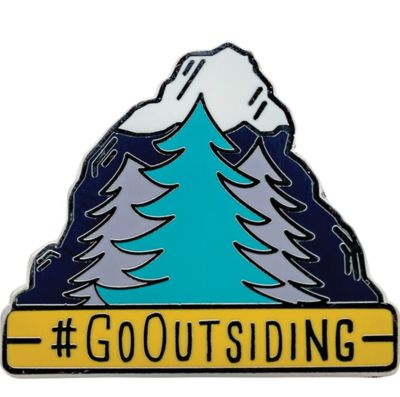 Camco 53262 Go Outsiding Trees Enamel Pin