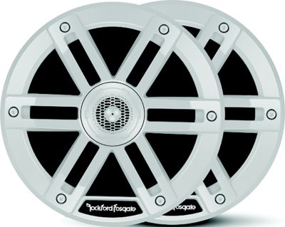 Yara North America M0-65 6.5" Marine Grade Coaxial Speakers White