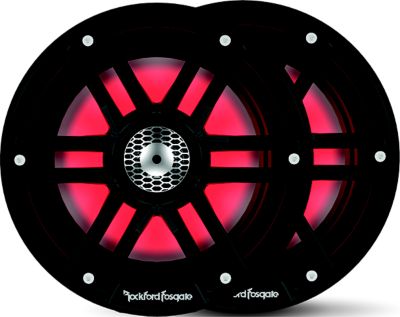 Yara North America M2-65B Rockford Fosgate 6.5" Color Optix Marine Speakers Black