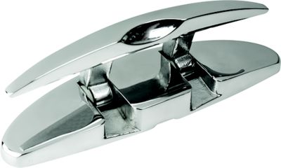 Sea-Dog Line 041115-1 5" Oval Folding Cleat Polished Stainless Steel with Hidden Hex Bolts