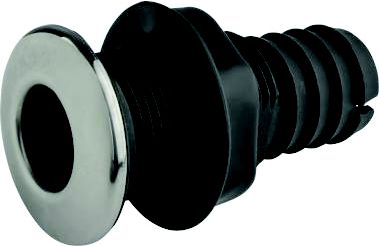 Sea-Dog Line 520820 Thru Hull Fitting with Stainless Steel Cap