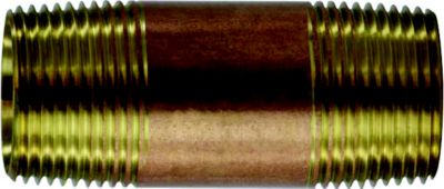 Brass Fittings 40-106 Red Brass Pipe Nipple 1 Inch x 4-1/2 Inch